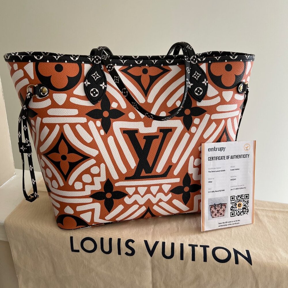 LOUIS VUITTON Crafty Neverfull (EUC)